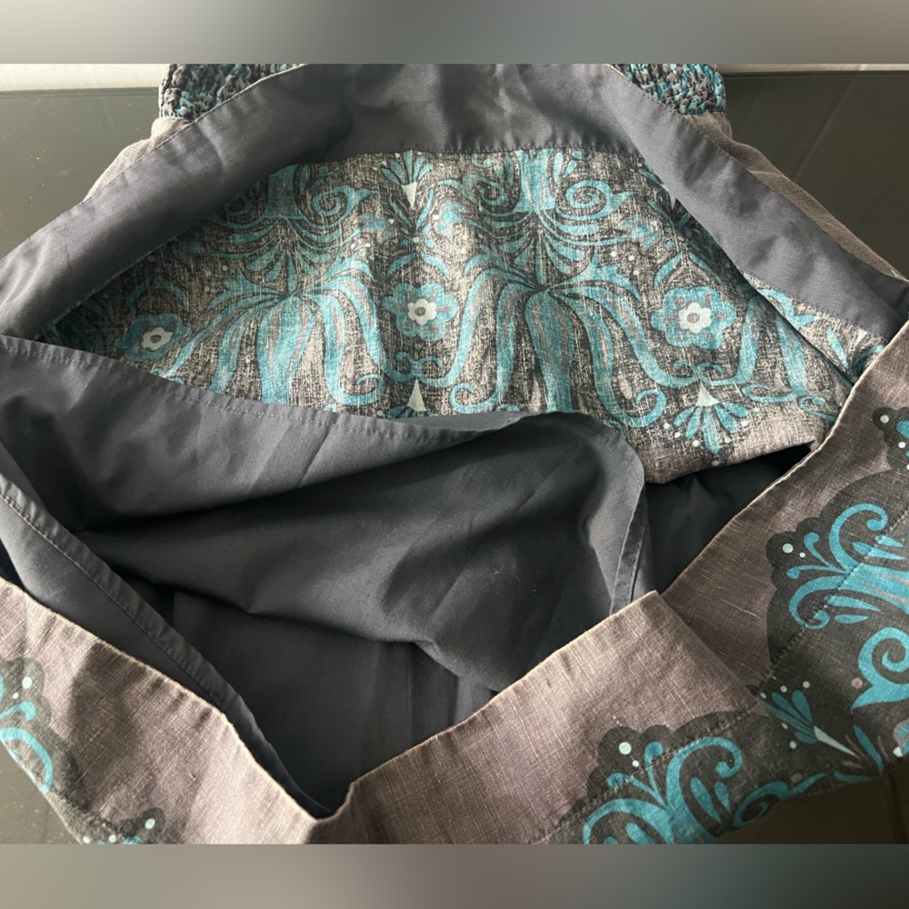 Free People Gray and Teal A-Line Skirt - Picture 11 of 16